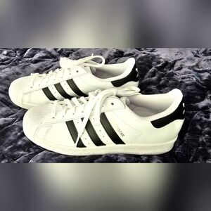 Adidas Superstar Leather Unisex Shoes  M 8.5/W 9.5